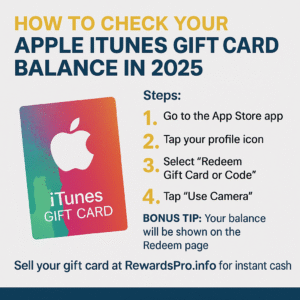 How to Check Your Apple iTunes Gift Card Balance in 2025 – Full Guide