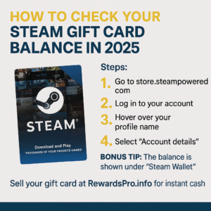 How to Check Your Steam Gift Card Balance in 2025 – Simple & Quick Guide