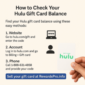 How to Check Your Hulu Gift Card Balance in 2025 – Quick & Easy Methods