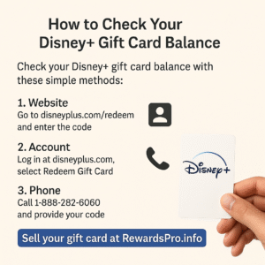How to Check Your Disney+ Gift Card Balance in 2025 – Quick Guide