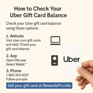 How to Check Your Uber Gift Card Balance in 2025 – Full Step-by-Step Guide