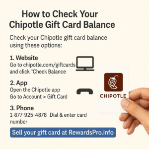 How to Check Your Chipotle Gift Card Balance in 2025 – Simple Steps