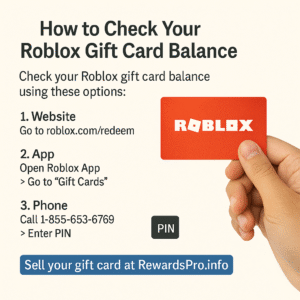 How to Check Your Roblox Gift Card Balance in 2025 – Easy Guide