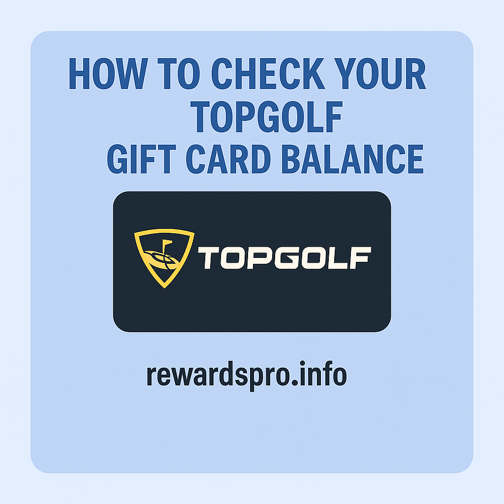Topgolf Gift Card Balance Check Online 2025