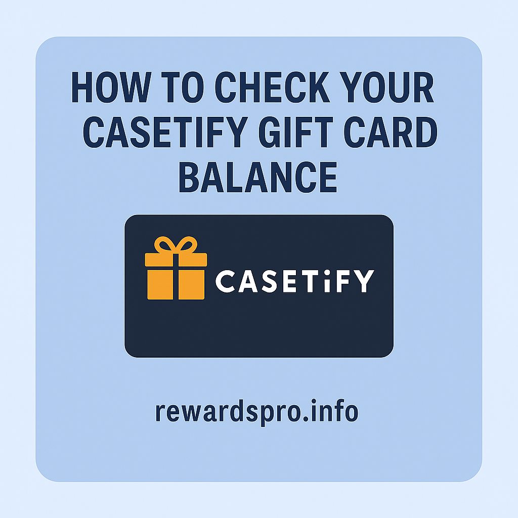How to Check Your Casetify Gift Card Balance in 2025 – Easy Steps