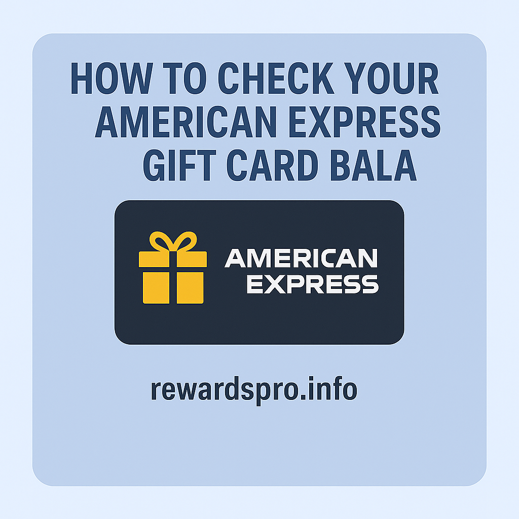 How to Check Your American Express Gift Card Balance in 2025 – Full Guide