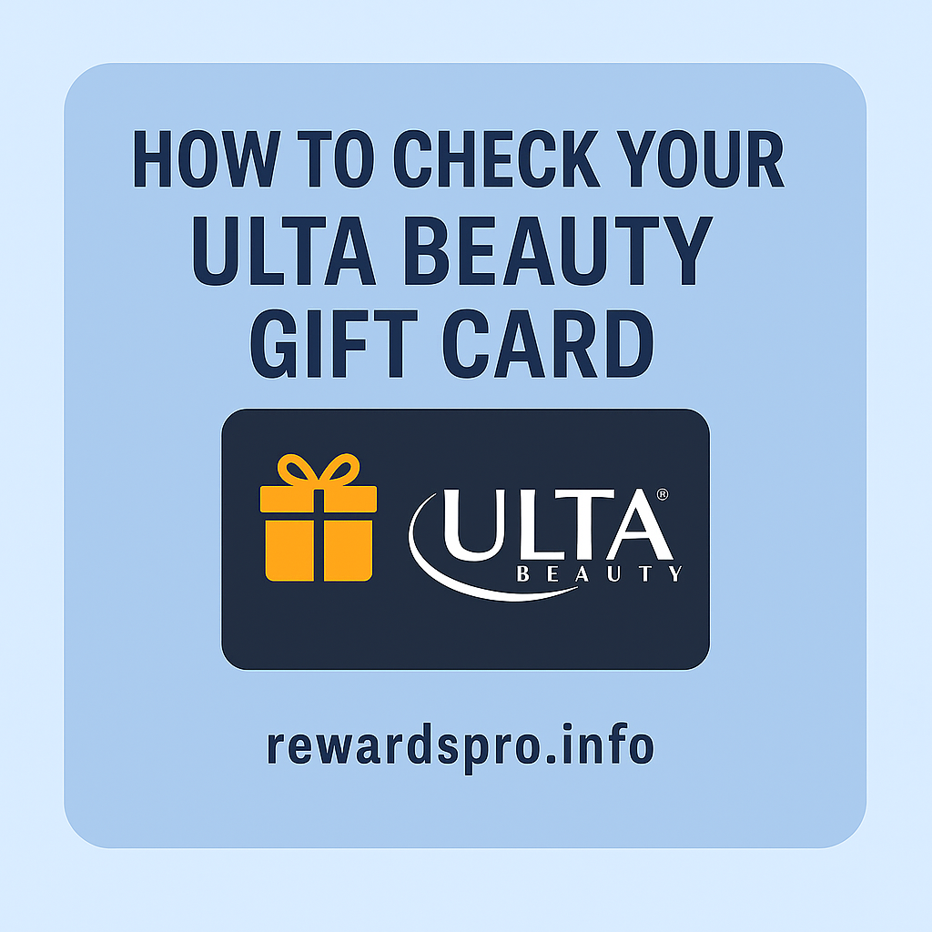 How to Check Your Ulta Beauty Gift Card Balance in 2025 – Full Guide
