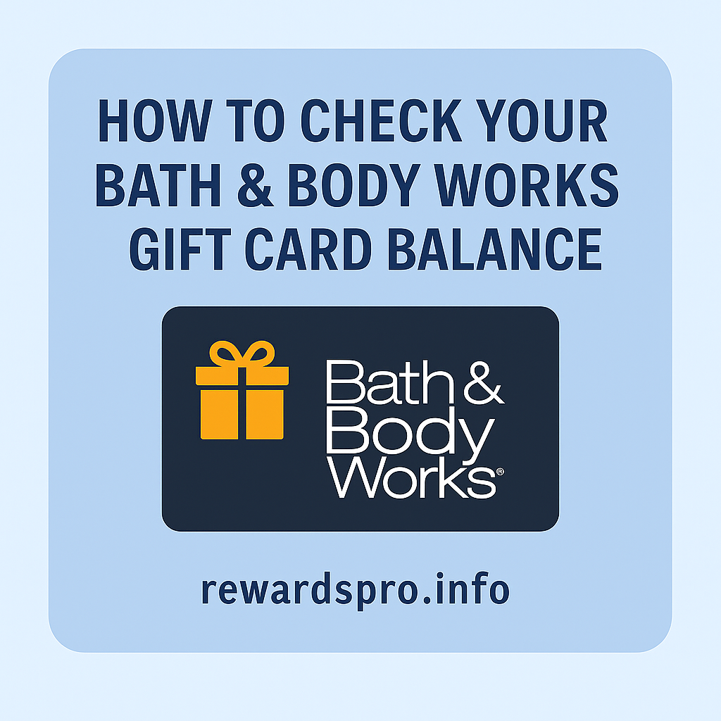 How to Check Your Bath & Body Works Gift Card Balance in 2025 – Simple Guide