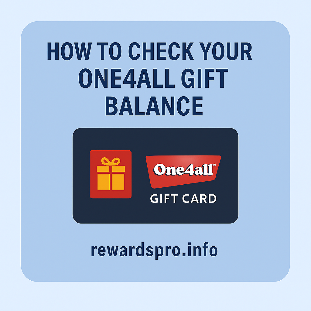How to Check Your One4all Gift Card Balance in 2025 – Full Guide